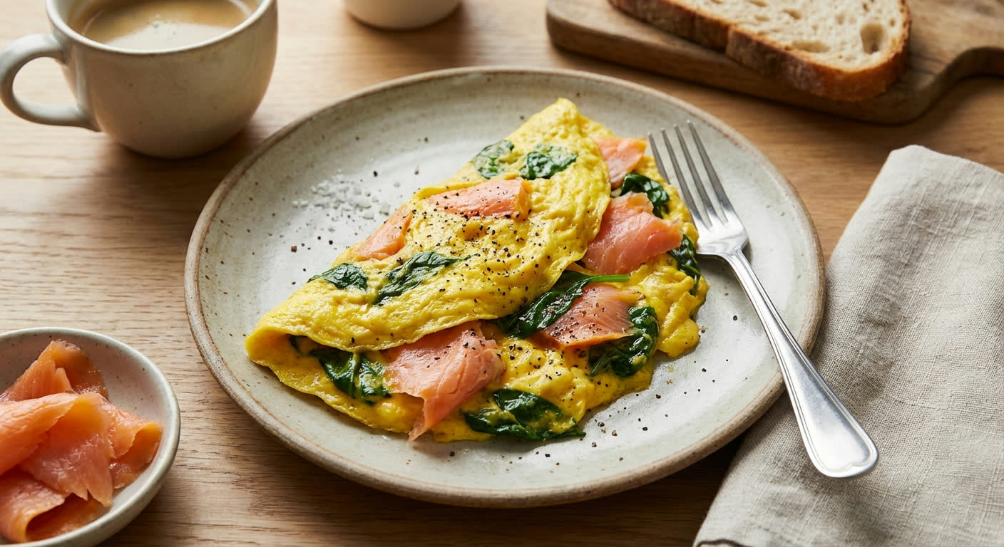 Roerei met Gerookte Zalm