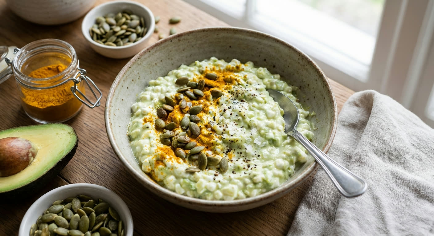 Cottage Cheese met Avocado