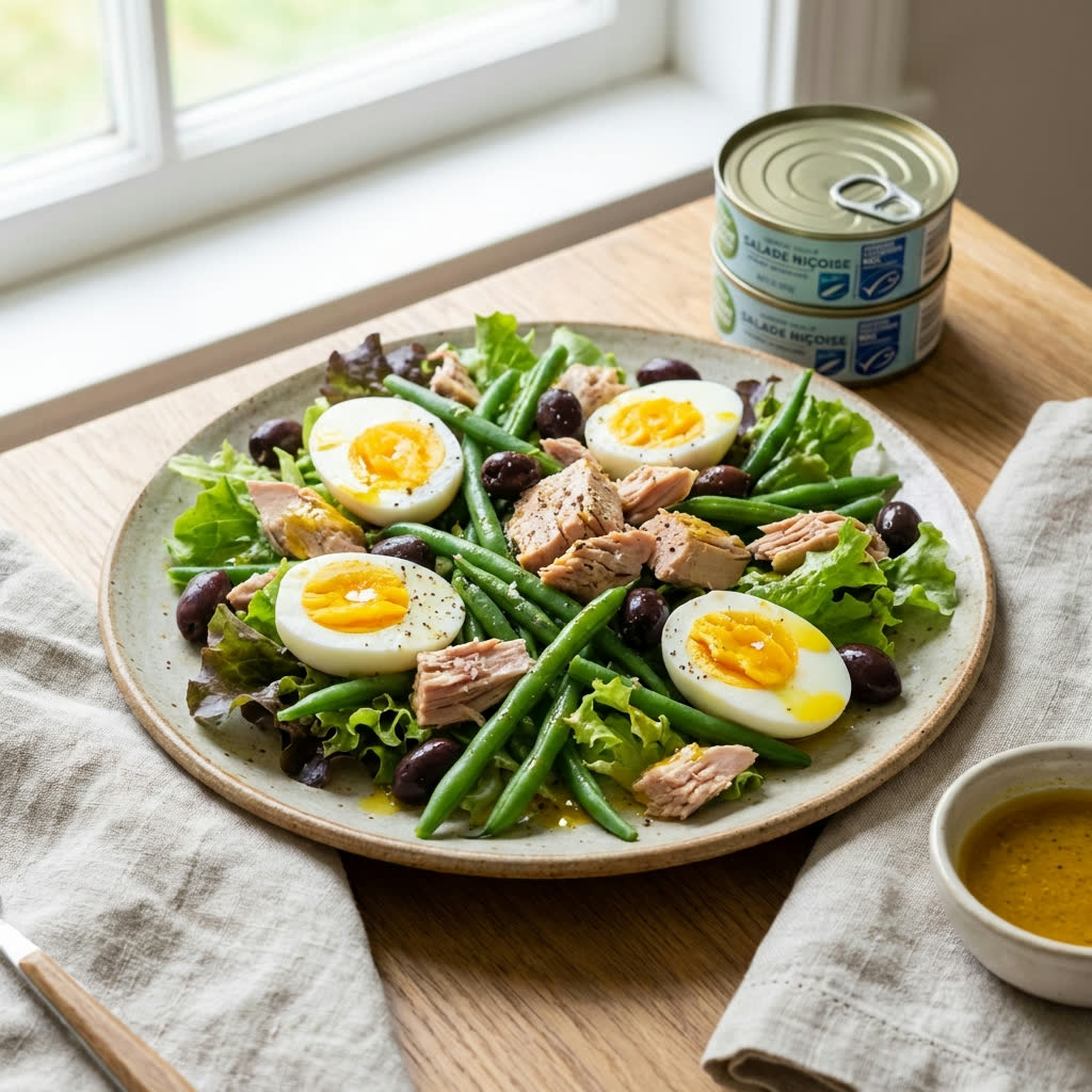 Salade Niçoise (zonder aardappel)