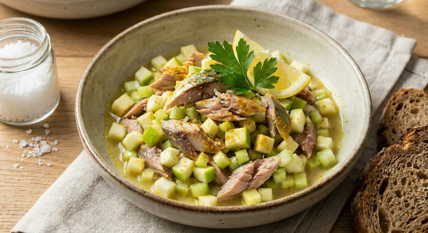Makreelsalade met Appel