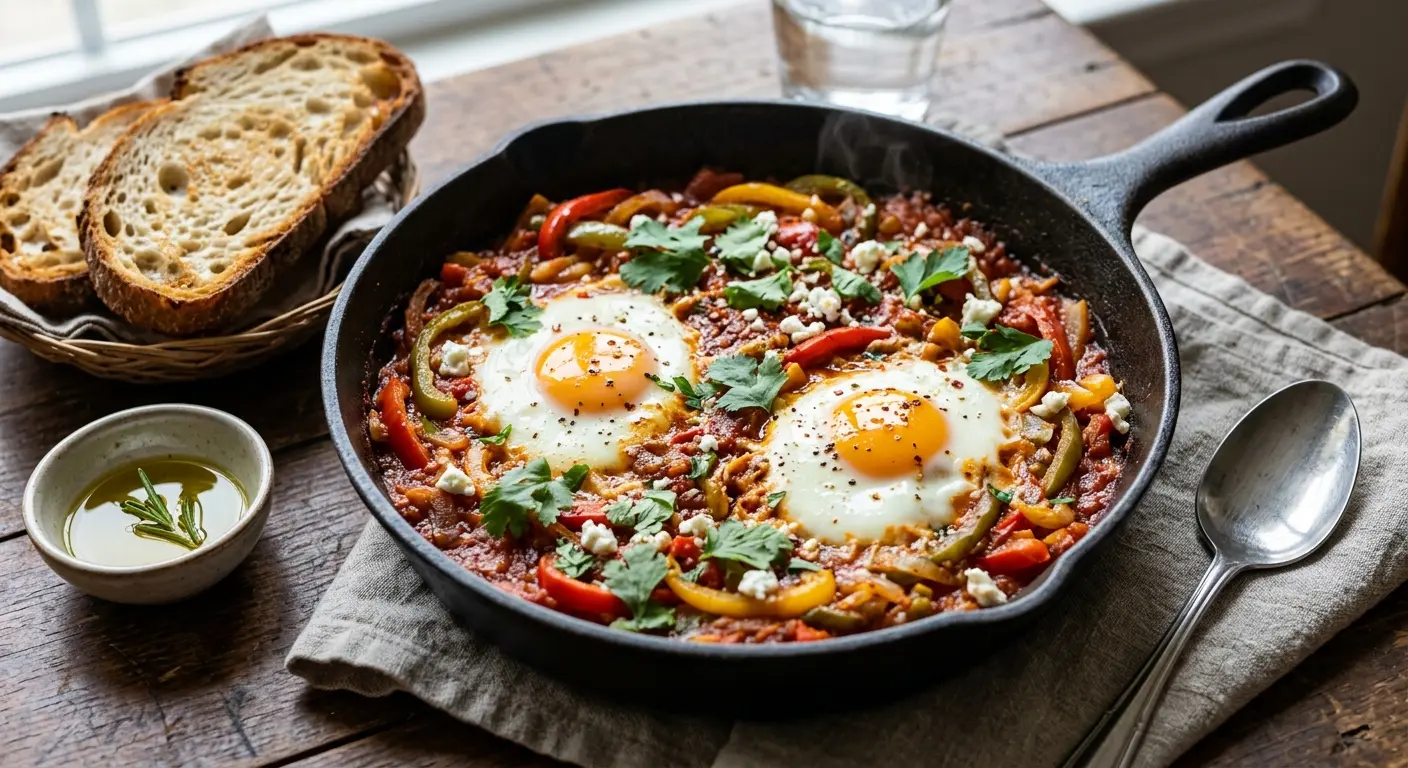 Pittige Paprika Shakshuka