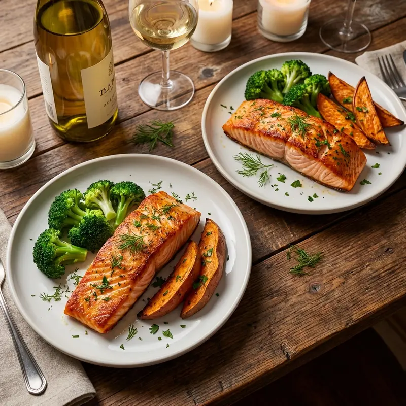 Biefstuk met Broccoli-Amandel