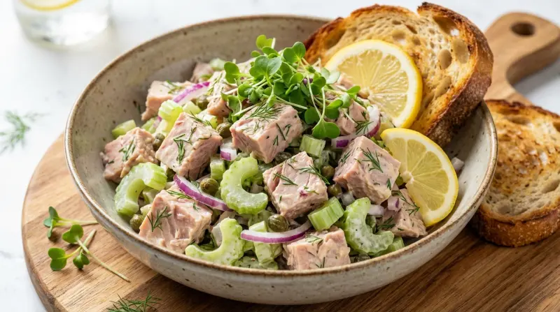 Tonijnsalade met selderij