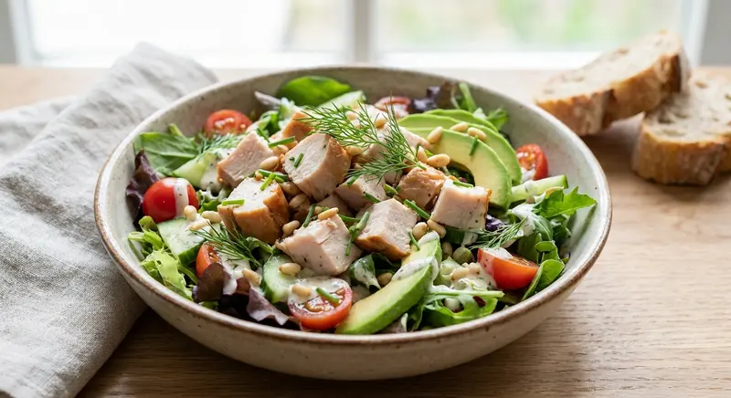 Gerookte Kip Salade