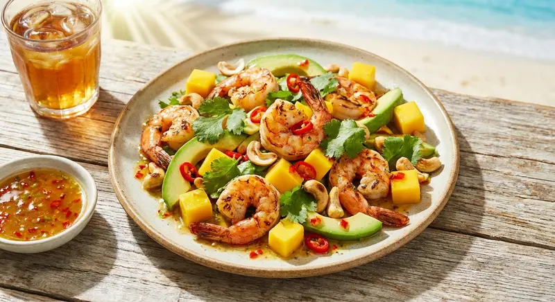 Garnalensalade met Mango en Avocado