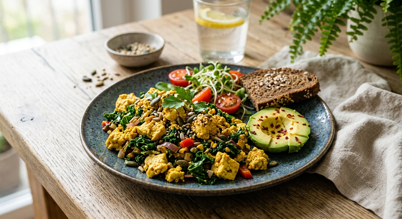 Scrambled Tofu met Kurkuma