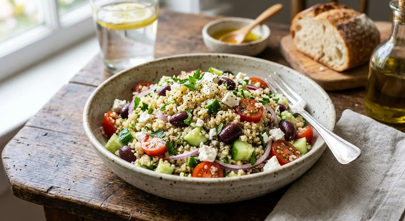 Quinoa salade met feta