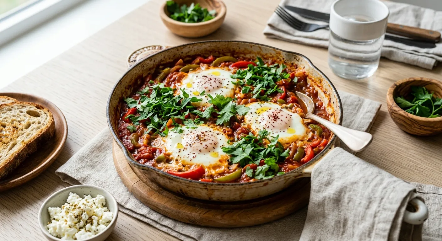 Shakshuka met Peterselie