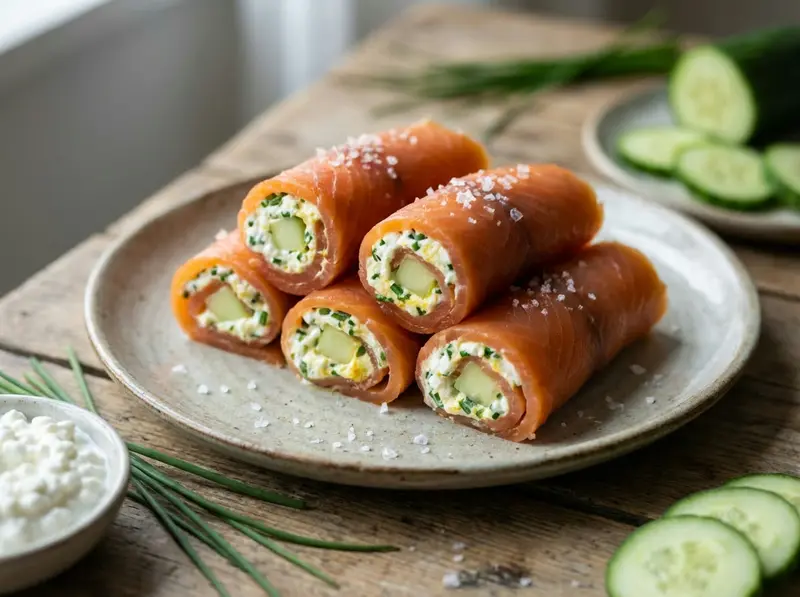 Wilde Zalmsalade met Granaatappel en Pompoenpitten