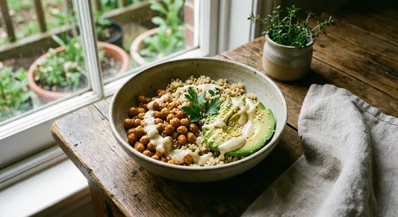 Witvis-Ceviche Bowl met Avocado en Limoen