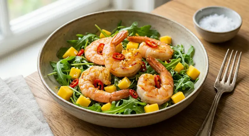 Garnalen-Avocado Cocktail met Romeinse Sla